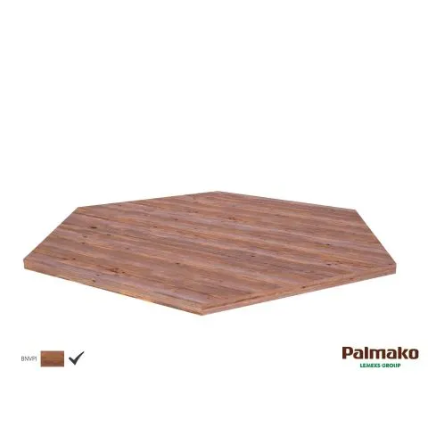 Extra rabatt 103092 Palmako Golv till Betty / Bianca 9,9 m², brun tryckimpregnerad